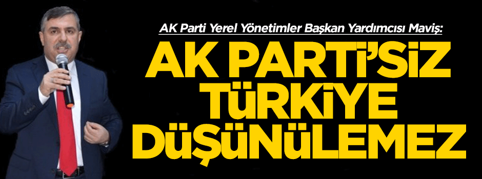 AK Partinin iktidarda olmadığı bir Türkiye düşünülemez