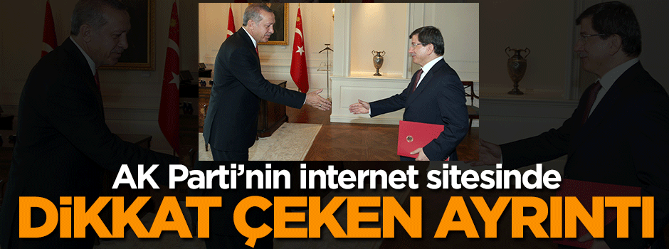 AK Parti’nin internet sitesinde dikkat çeken ayrıntı!