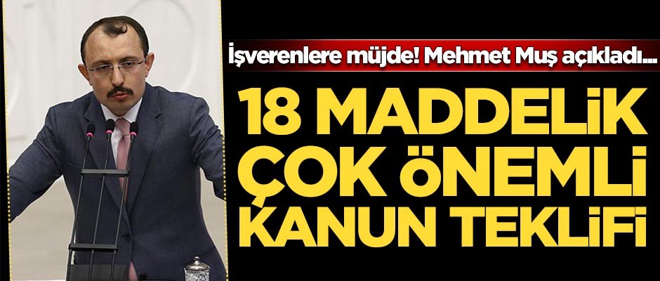 AK Parti'nin 'işverenlere destek' teklifi Meclis'te!