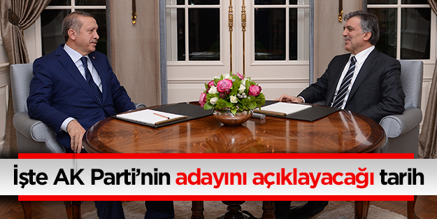 AK Parti'nin Köşk adayı için tarih belli oldu