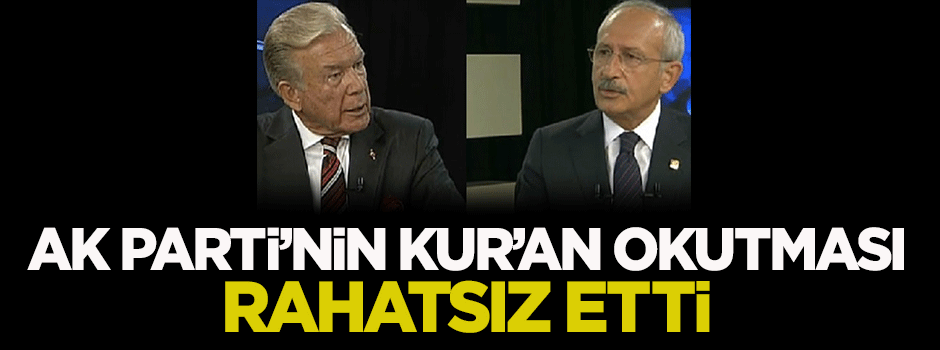 AK Parti'nin Kur'an okutması rahatsız etti!