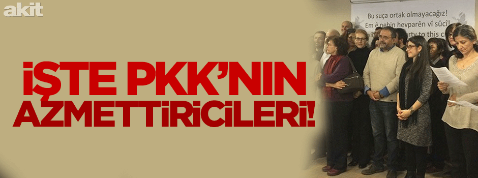 Akademisyenler PKK'nın azmettiricisi