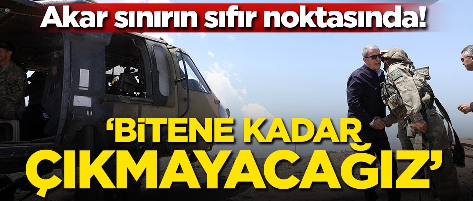 Akar 2 bin 400 rakımlı üs bölgesinde! 'Bitene kadar çıkmayacağız'