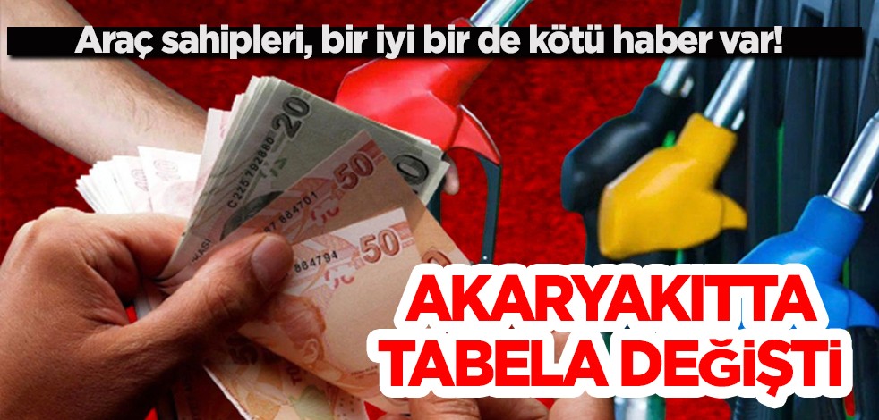 Akaryakıt fiyatları: Benzin ve motorine zam, otogaza indirim! Araç sahipleri, bir iyi bir de kötü haber geldi
