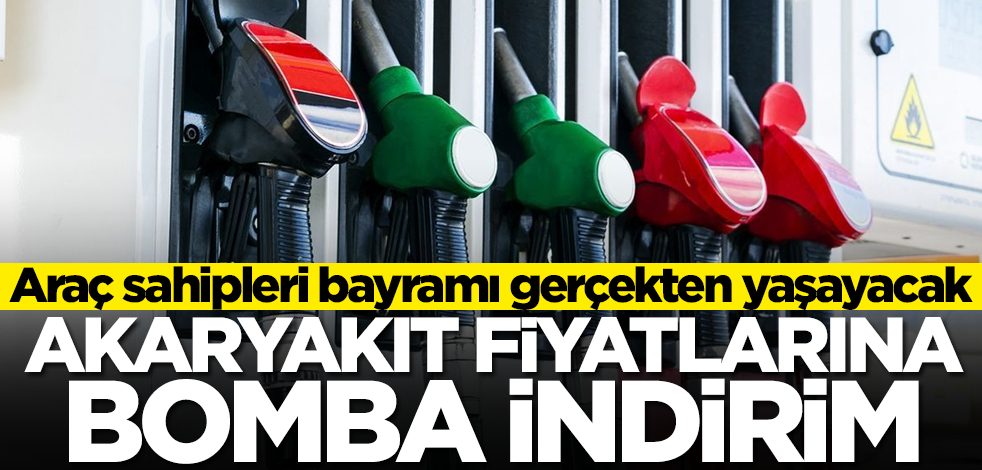 Akaryakıt fiyatlarına bomba indirim! Araç sahipleri bayramı gerçekten yaşayacak