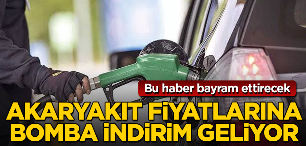 Akaryakıt fiyatlarına bomba indirim geliyor! Bu haber bayram ettirecek