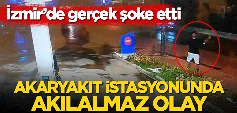 Akaryakıt istasyonuna el bombası attı! İzmir’de gerçek şoke etti…
