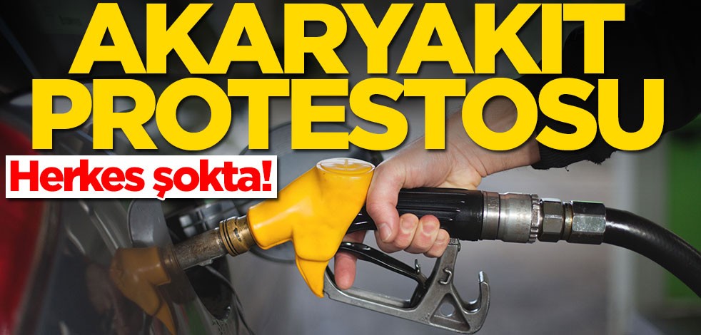 Akaryakıt protestosu! Benzin ve motorin zamları sonrası herkes şokta