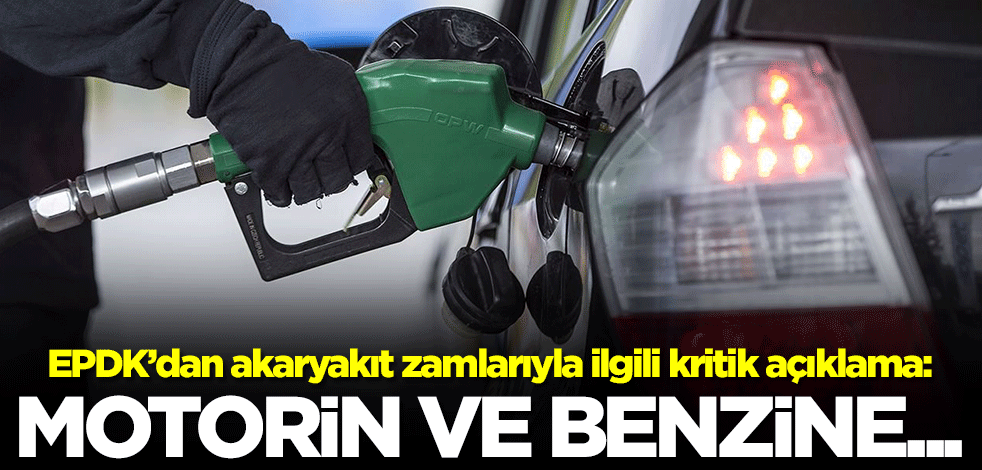 Akaryakıt zamlarıyla ilgili kritik açıklama geldi: Motorin ve benzine...