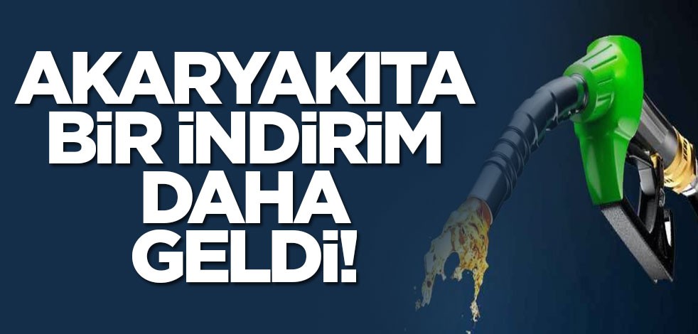 Akaryakıta bir indirim daha geldi! Motorin fiyatı düştü