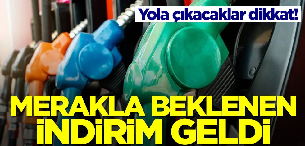 Akaryakıta merakla beklenen indirim geldi! Yola çıkacaklar dikkat