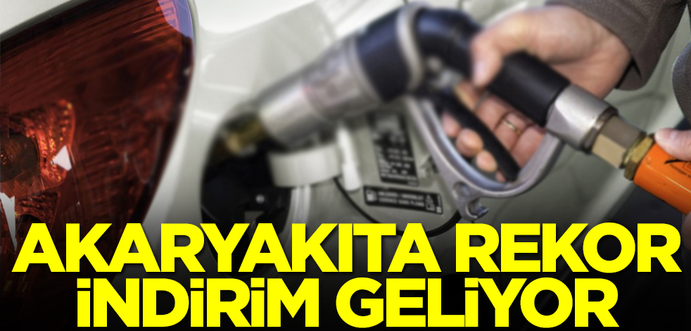 Akaryakıta rekor bir indirim geliyor! Böylesi daha önce yapılmadı