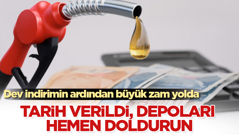 Akaryakıtta dev indirimin ardından büyük zam yolda! Tarih verildi, depoları hemen doldurun