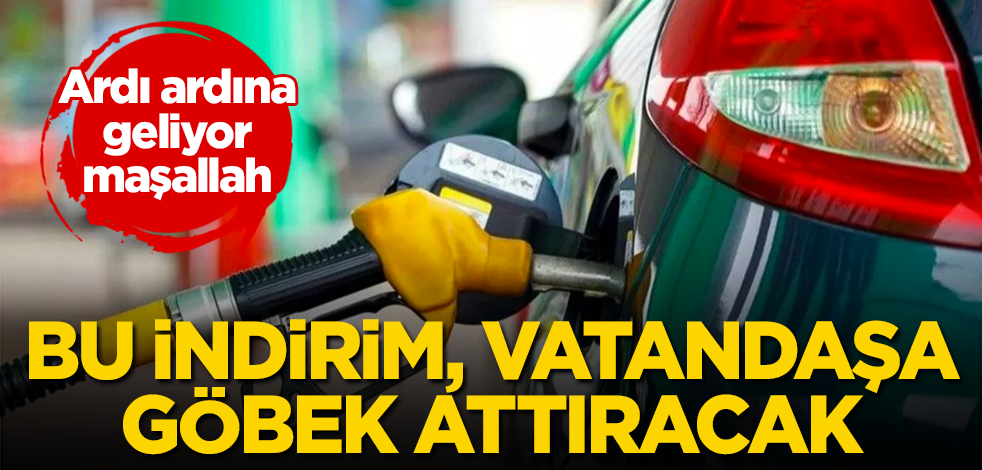 Akaryakıtta vatandaşa düğün bayram ettirecek bir indirim daha