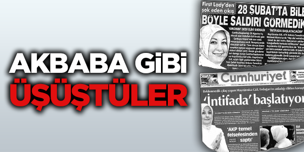 Akbaba gibi üşüştüler