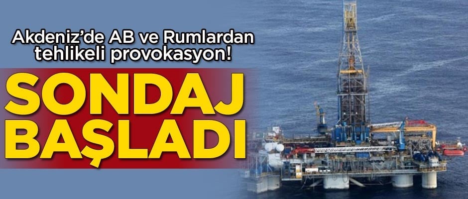 Akdeniz'de AB ve Rumlardan tehlikeli provokasyon