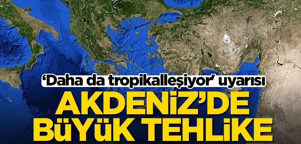 Akdeniz’de büyük tehlike! ‘Daha da tropikalleşiyor' uyarısı