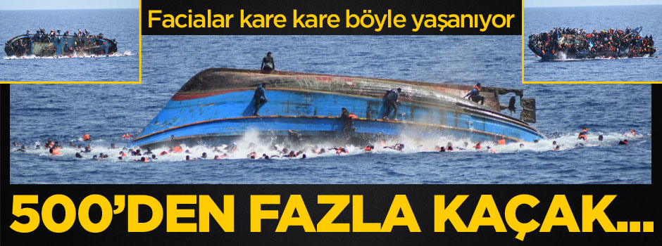 Akdeniz'deki kaçak göçmenlerden 500'ü kurtarıldı, 7'si öldü!