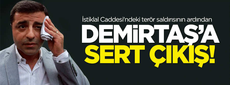 Akdoğan'dan Demirtaş'a sert çıkış!