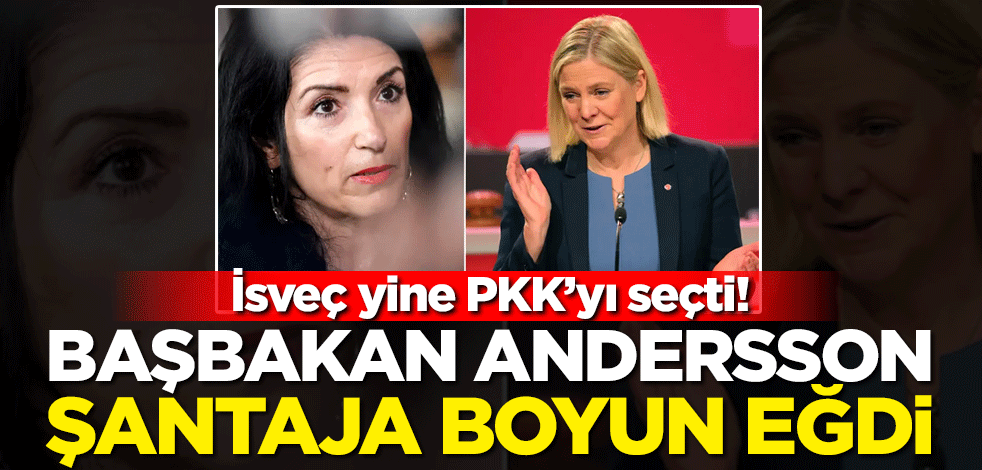 Akıllanmadılar....Şantaja boyun eğen İsveç yine PKK'yı seçti!