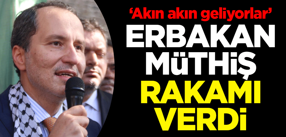 ‘Akın akın geliyorlar’ Fatih Erbakan müthiş rakamı verdi