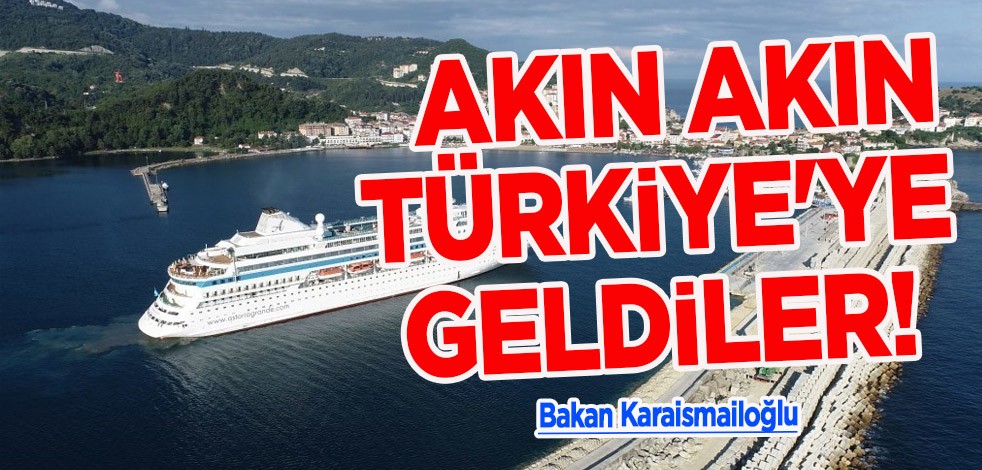 Akın akın Türkiye'ye geliyorlar! Kruvaziyer turizminde hareketli yıl geçti! Yolcu sayısı 22 kat artarak 1 milyonu aştı