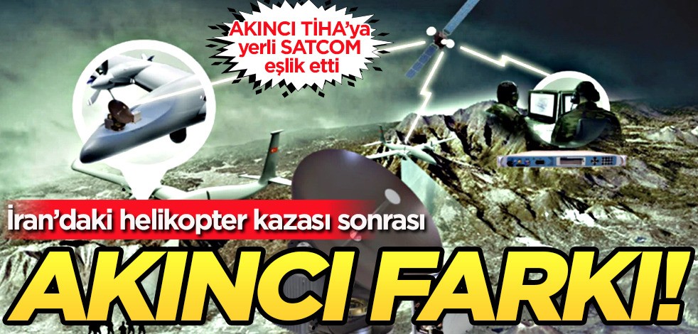 AKINCI TİHA İran sahasında turuyla Milli SATCOM ile haberleşti: Bayraktar TB2 SİHA’ya entegrasyonu yapılmıştı