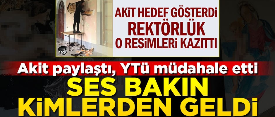 Akit haber yaptı, skandal resimler kaldırıldı! Ses bakın kimlerden geldi