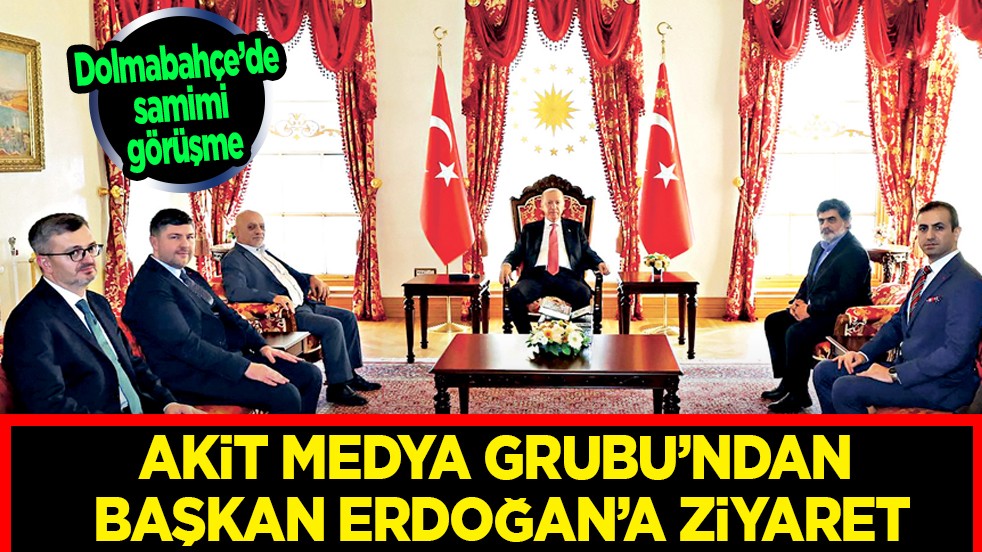 Akit Medya Grubu’ndan Başkan Erdoğan’a ziyaret