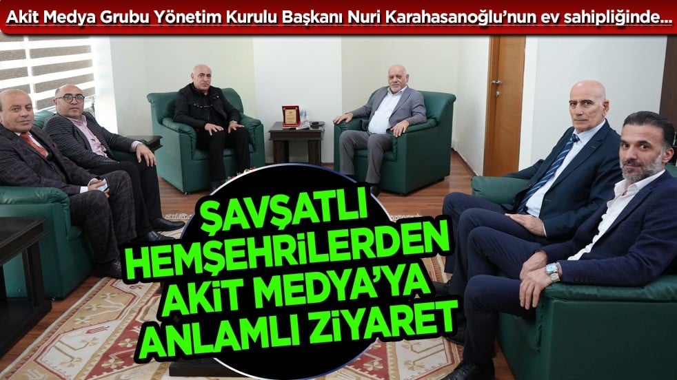 Akit Medya’ya ziyaretler sürüyor: Şavşatlı hemşehrilerden Akit Medya Grubu’na anlamlı ziyaret 