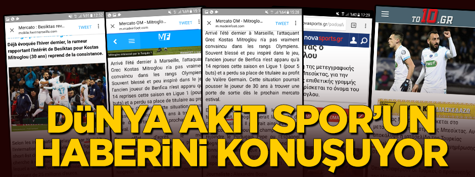 Akit Spor'un haberi dünya gündemini salladı