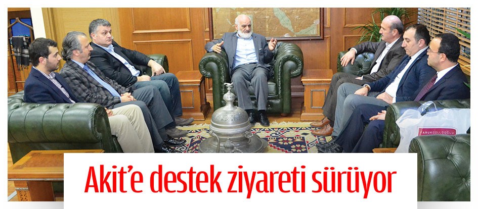 Akit’e destek ziyareti sürüyor