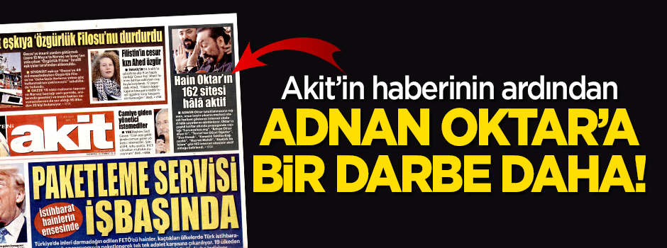 Akit'in haberinin ardından Adnan Oktar'a bir şok daha! Siteleri kapatıldı