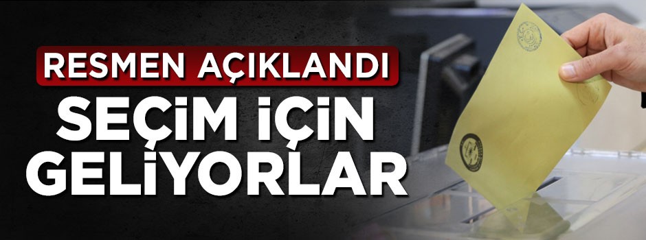AKPM gözlemcileri seçim için ülkemize geliyor!