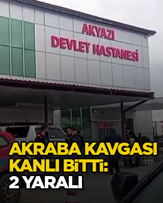 Akraba kavgası kanlı bitti: 2 yaralı