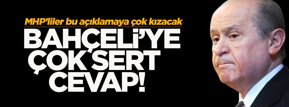 Akşam yazarından Bahçeli'yi çok sert cevap