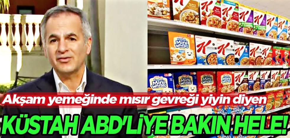 Akşam yemeğinde mısır gevreği yiyin diye ilan etti! Küstah ABD'linin yaptığına bakın hele! ABD'de balon patladı