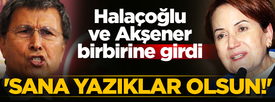 Akşener, Halaçoğlu'na saydırmış: Yazıklar olsun sana!