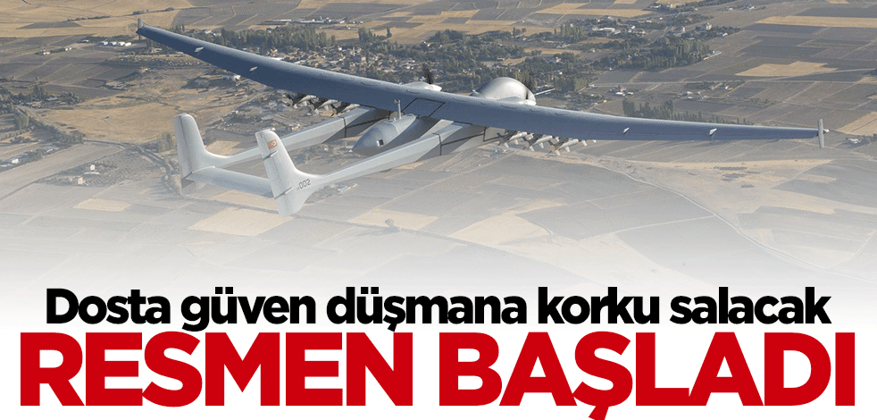 Aksungur İHA ilk saha görevine başladı