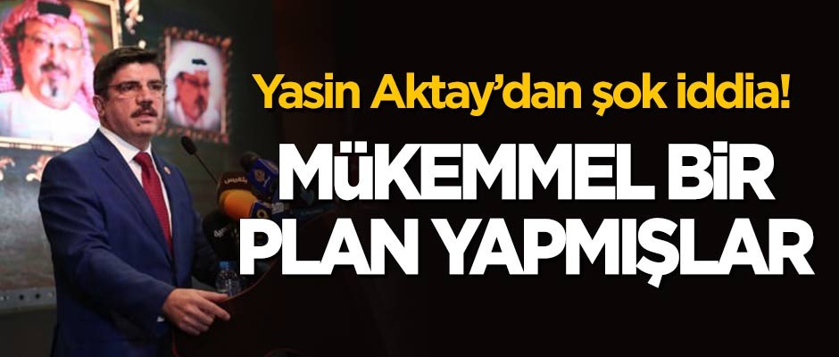 Aktay: Mükemmel bir plan yapmışlar