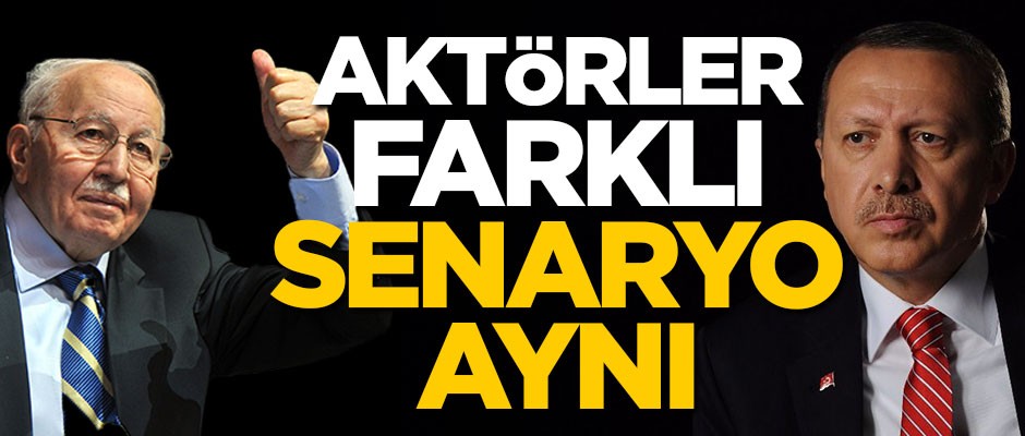Aktörler farklı, senaryo aynı