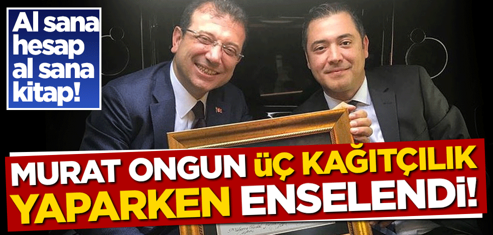 Al sana hesap al sana kitap! Murat Ongun üç kağıtçılık yaparken enselendi