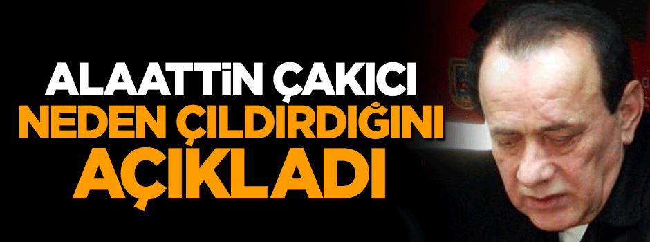 Alaattin Çakıcı: Diyarbakırlıyım deyince çıldırdım