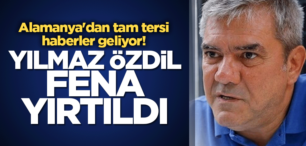 Alamanya'dan tam tersi haberler geliyor! Yılmaz Özdil fena yırtıldı