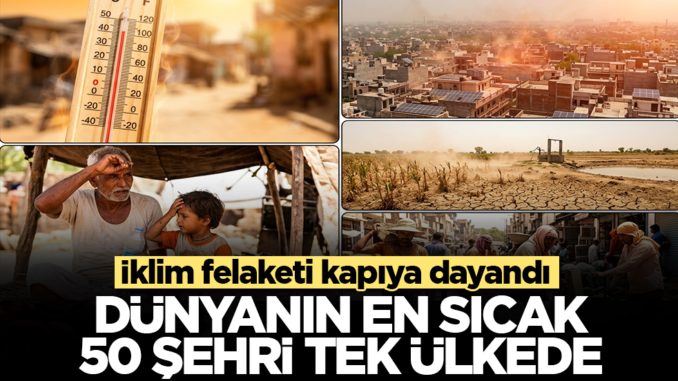Alarm zilleri çalıyor! Dünyanın en sıcak 50 şehri tek ülkede toplandı