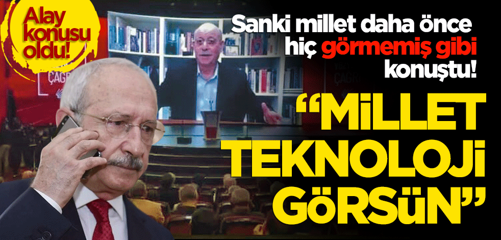 Alay konusu oldu! Sanki millet daha önce görmemiş gibi konuştu