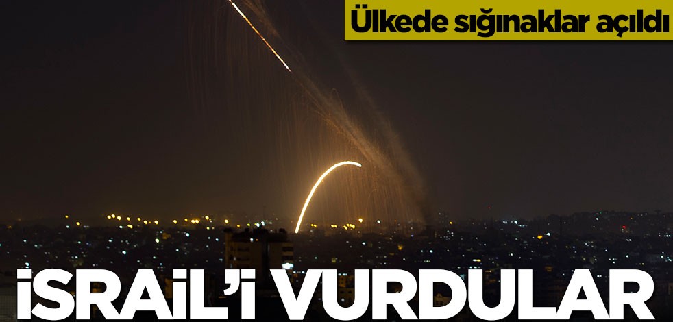 Alçak muamele sonrası İsrail'i vurdular! Sığınaklar açıldı