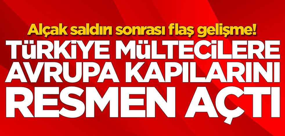Alçak saldırı sonrası flaş gelişme! Suriyeli mültecilere Avrupa kapıları açıldı
