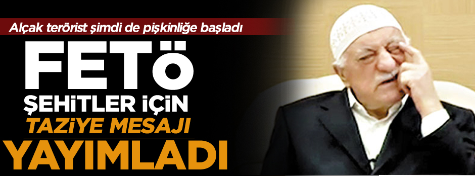 Alçak terörist başı şimdi de pişkinliğe başladı!