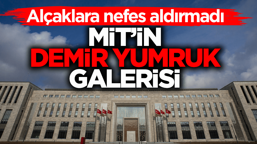 Alçaklara nefes aldırmadı! MİT’in demir yumruk galerisi